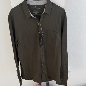 BrandNew!!! Tailor Vintage Olive Button-Down Shirt